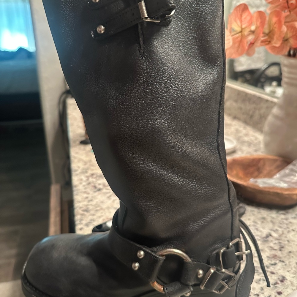 Steve Madden ASTOR BLACK LEATHER